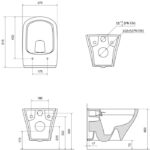 Vas wc suspendat Ravak Classic RimOff, 510x370x330 cm, alb - imagine 2