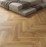 Parchet triplustratificat Barlinek Stejar Caramel Herringbone 130 Pure Classico Line - imagine 2