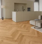 Parchet triplustratificat Barlinek Stejar Toffee Herringbone 130 Pure Classico Line - imagine 2