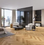 Parchet triplustratificat Barlinek Stejar Bright Herringbone 110 Pure Classico Line - imagine 2