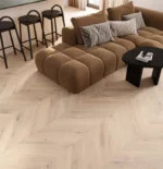 Parchet triplustratificat Barlinek Stejar Trivor Chevron Pure Classico Line - imagine 3