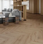Parchet triplustratificat Barlinek Stejar Serene Chevron Pure Classico Line - imagine 3