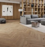 Parchet triplustratificat Barlinek Stejar Serene Chevron Pure Classico Line - imagine 2