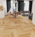 Parchet triplustratificat Barlinek Stejar Bright Chevron Pure Classico Line - imagine 2