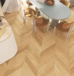 Parchet triplustratificat Barlinek Stejar Bright Chevron Pure Classico Line - imagine 4
