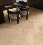 Parchet triplustratificat Barlinek Stejar Salt Chevron 130 Pure Classico Line - imagine 3