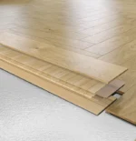 Parchet triplustratificat Barlinek Stejar Marzipan Muffin Herringbone 130 Pure Classico Line - imagine 5