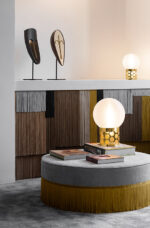Lampa de masa auriu sau maro Atmosfera M by Slamp - imagine 4