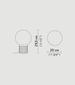 Lampa de masa auriu sau maro Atmosfera M by Slamp - imagine 3
