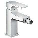 Baterie bideu cu monocomanda Hansgrohe Metropol, ventil click-clack, crom