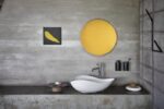 Lavoar pe blat Roca Ohtake, 54x37,5x18,5 cm, alb - imagine 3
