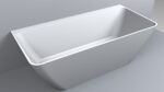 Cada din compozit Island, 169x80x57,5 cm, alb lucios - imagine 3