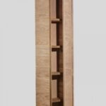 Coloana suspendata din lemn masiv de stejar, 140 x 32 cm