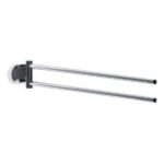 Suport pivotant dublu pentru prosop Ravak Chrome CR340.00CR, crom