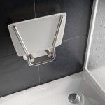 Scaunel pliabil pentru dus Ravak OVO B II OPAL, opac - imagine 2