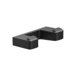 Carlig dublu prosop Ravak 10° TD100.20BL, negru mat
