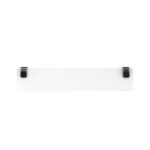 Polita de sticla Ravak 10° TD 500.20BL, 60 cm, negru mat - imagine 2