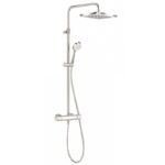 Coloana de dus cu baterie termostatata Kludi Logo Dual 1S, crom