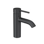 Baterie monocomanda lavoar Kludi Bozz 100, cu ventil, negru mat