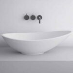 Lavoar pe blat din compozit Cast Marble, Atena