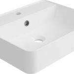 Lavoar dreptunghiular Cast Marble Cara 50x40x12,2 cm