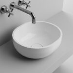 Lavoar pe blat din compozit Cast Marble, Chira 40x35x17,1