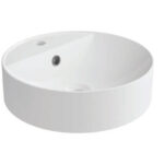 Lavoar pe blat rotund Cast Marble, Cara Round