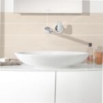 Lavoar pe blat Villeroy & Boch Loop & Friends, oval, 63 cm, cu preaplin, alb - imagine 3