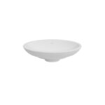 Lavoar pe blat Villeroy & Boch Loop & Friends, oval, 63 cm, cu preaplin, alb - imagine 6