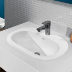 Lavoar incastrat Villeroy & Boch O.Novo, oval, 56 cm, alb alpin - imagine 5