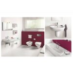 Lavoar Villeroy & Boch O.Novo suspendat, 55 cm, alb alpin - imagine 4