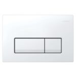Clapeta de actionare Geberit Delta50, dual-flush, alb lucios