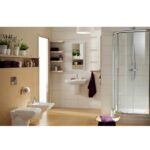 Lavoar suspendat Cersanit Carina, 60 cm, alb - imagine 6