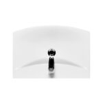 Lavoar suspendat Cersanit Carina, 60 cm, alb - imagine 2