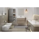 Lavoar pentru mobilier Cersanit Crea, 50 cm, alb - imagine 2
