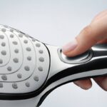 Para de dus Hansgrohe Raindance Select E 120 cu 3 jeturi, negru mat - imagine 3