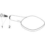 Para de dus Hansgrohe Raindance Select E 120 cu 3 jeturi, negru mat - imagine 4