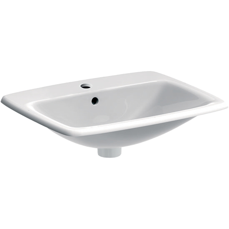 111074_lavoar_geberit_selnova_square_55cm Lavoar incastrat Geberit Selnova Square, 55 cm, alb - imagine 1