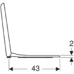 Capac WC Geberit myDay, soft close, alb - imagine 4
