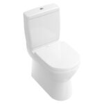 Set vas WC stativ Villeroy & Boch O.Novo, back-to-wall, alb