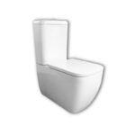 Vas WC stativ Hatria Bianca, back-to-wall, alb