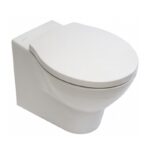 Capac WC Hatria Nido cu soft close si quick release, alb - imagine 3