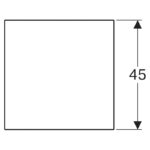 Blat de sticla pentru mobilier mic Geberit Xeno2, 45 x 45 cm - imagine 2