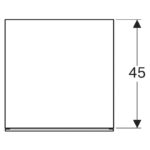 Mobilier suspendat cu doua sertare Geberit Xeno2, gri-bej - imagine 2