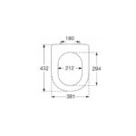 Capac WC Villeroy & Boch, Subway 2.0 slim, soft close, alb - imagine 6