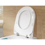 Capac WC Villeroy & Boch, Subway 2.0 slim, soft close, alb - imagine 3
