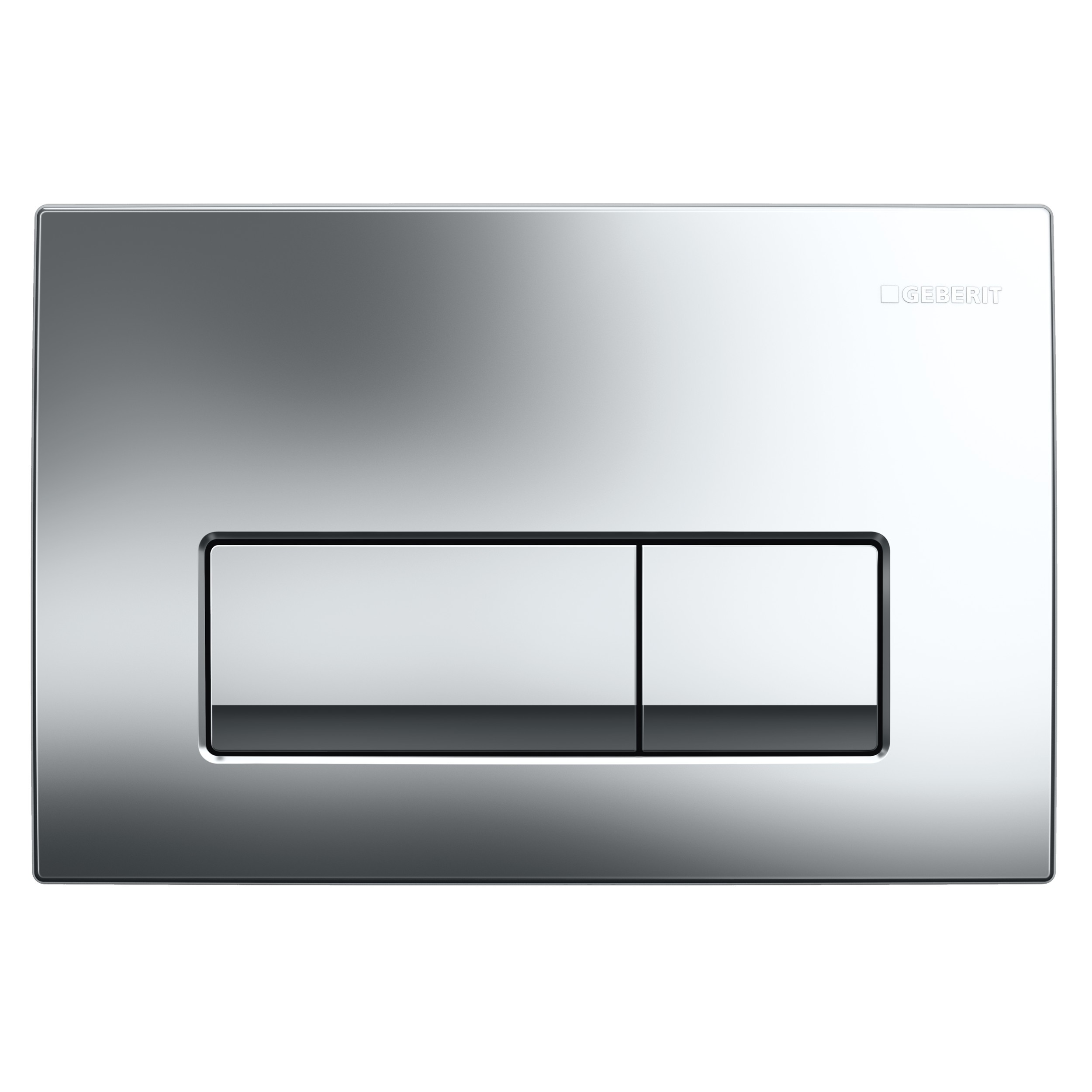 3044415 Clapeta de actionare dual-flush Geberit Delta50, pentru rezervor incastrat, crom lucios - imagine 1