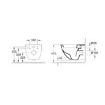 Vas wc suspendat Villeroy & Boch Subway, alb - imagine 5