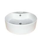 Lavoar pe blat Fluminia Ibiza Grande New, alb, 46.5 x 46.5 cm