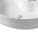 Lavoar pe blat Fluminia Tamisa, alb, 57 x 41 cm - imagine 2